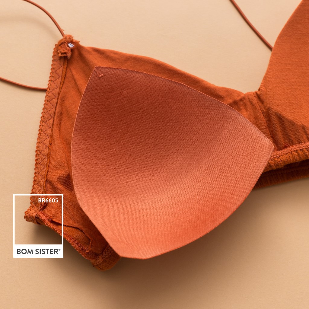 Áo Lót Nữ Mút Mỏng Dây Mảnh Không Gọng Có Kèm Mút Rời Nâng Ngực Tự Nhiên BOM SISTER BR6605 | BigBuy360 - bigbuy360.vn