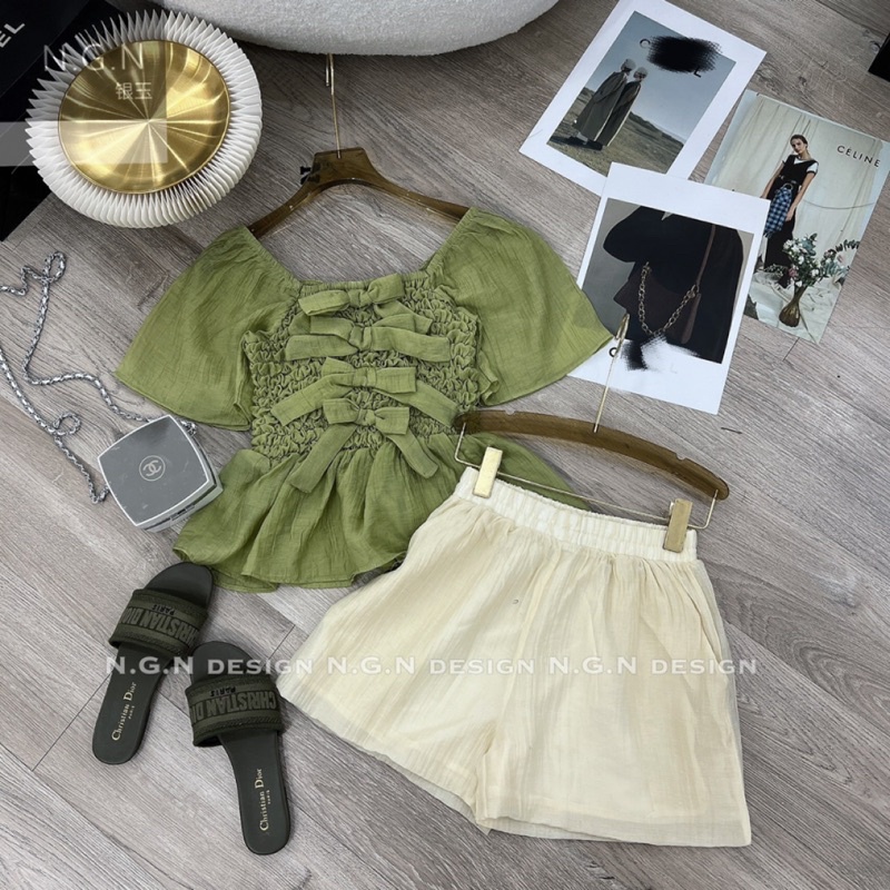 Set bộ nơ tơ nhăn