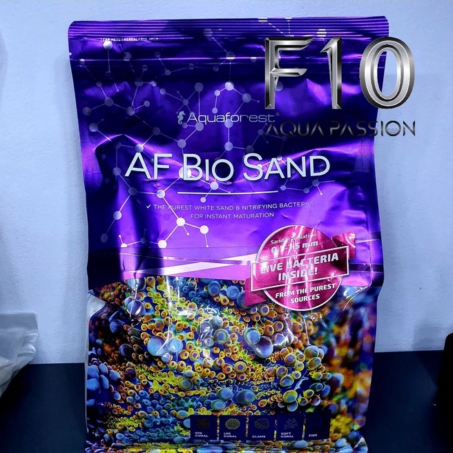Cát trải nền cho bể nước mặn AF BIO SAND Aquaforest 1KG