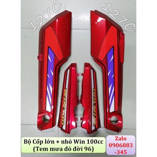 [HCM] Bộ cốp lớn + nhỏ Win 100cc (Đỏ hoặc Đen)