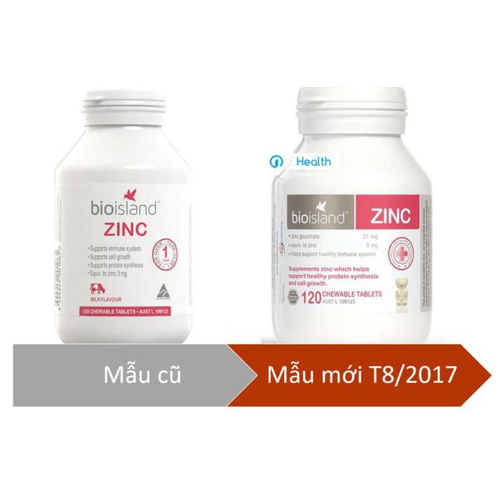 Bio Island Zinc 120 Viên