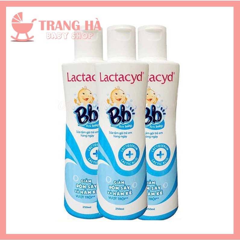 𝑺𝑨𝑳𝑬 𝑺𝑶̂́𝑪 Sữa Tắm Gội LACTACYD BB 250ml Tắm Gội Hàng Ngày Cho Bé Giảm Hăm Kẽ Và Rôm Sảy Hiệu Quả