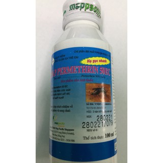 Dung dịch diệt muỗi côn trùng trong giá thể PERMETHRIN 50EC 100 ml