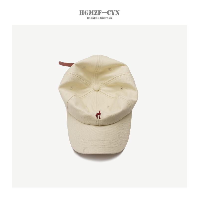 Nón lưỡi trai thêu họa tiết hoạt hình thời trang phong cách Hàn Quốc cho cặp đôi