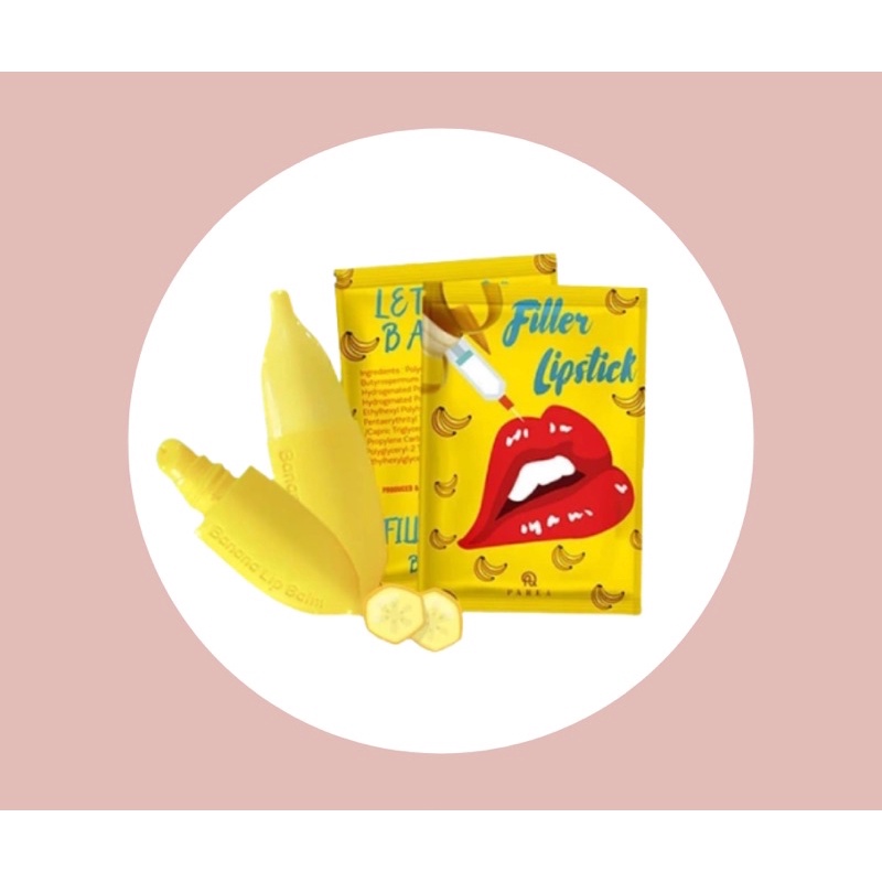 SON FILLER LIPSTICK CHUỐI COLLAGEN KHỬ THÂM HỒNG MÔI PAREA 40G