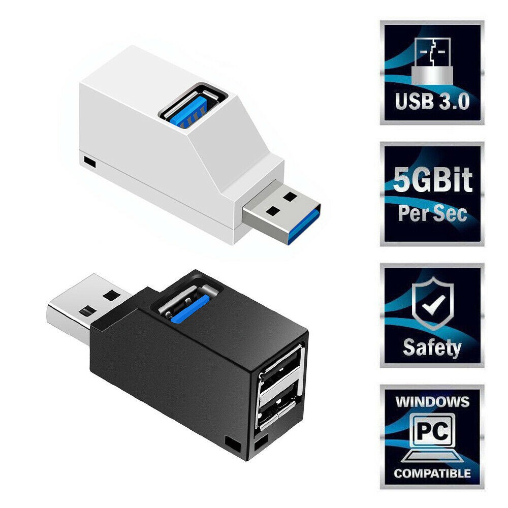 Bộ Chia 3 Cổng Usb 3.0 Tốc Độ Cao 480 Mbps Cho Pc Laptop