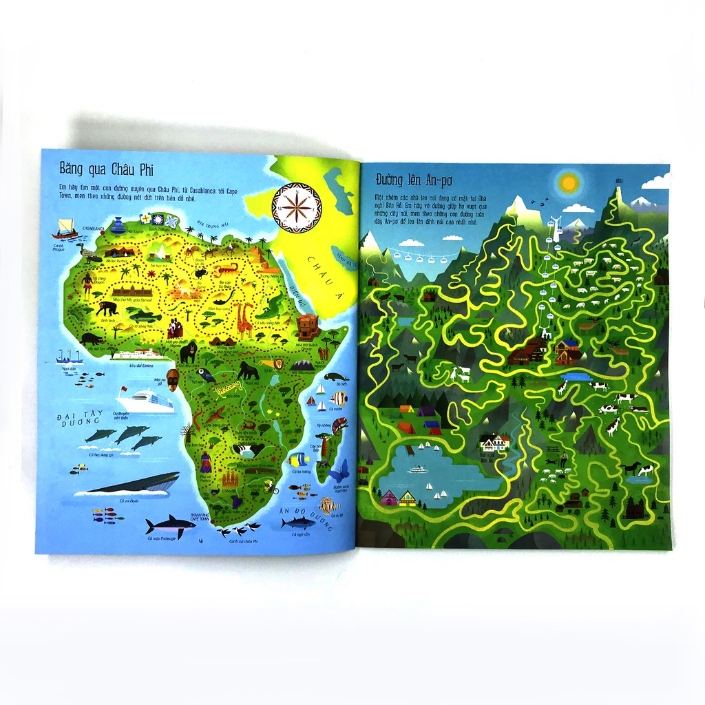 Sách Mê cung phát triển tư duy - Du hành vũ trụ + Khám phá thế giới (mới phát hành - bộ 2 | BigBuy360 - bigbuy360.vn