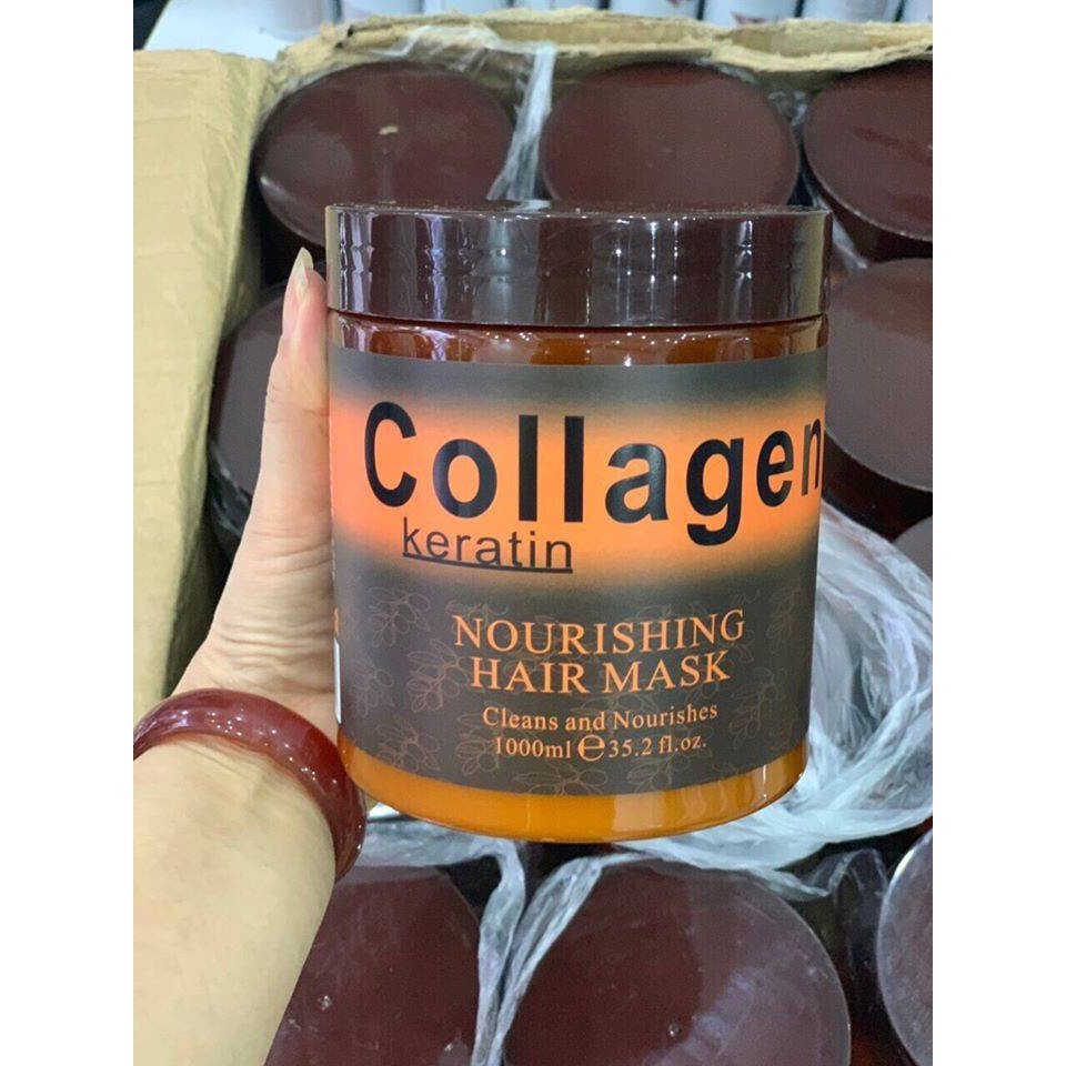 Kem ủ tóc colagel vàng HŨ 1000ML