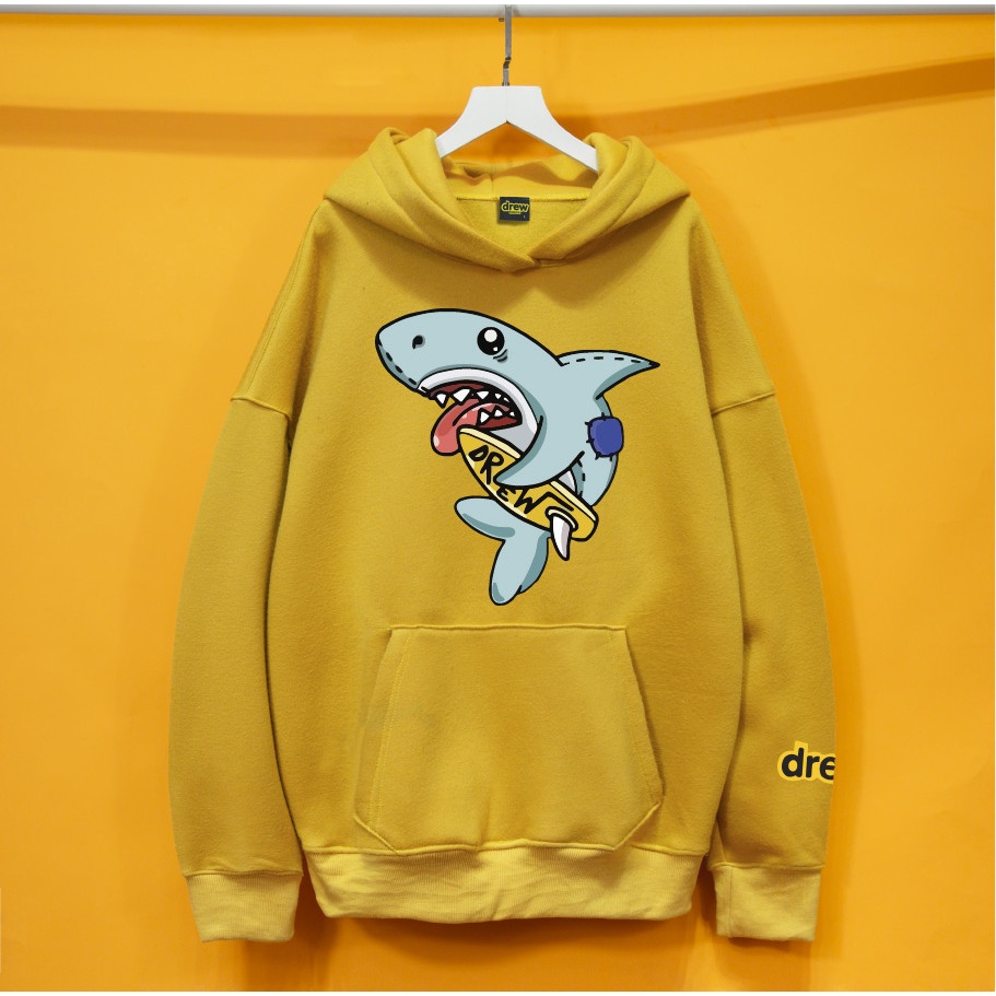 Áo nỉ Hoodie Drew CÁ MẬP Hogoto shop , Áo hoodie nam nữ nỉ bông cotton