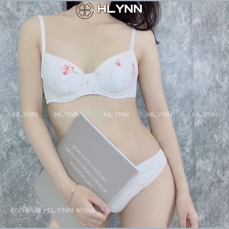 Bộ đồ lót cotton in hoa có gọng và mút m137 | BigBuy360 - bigbuy360.vn