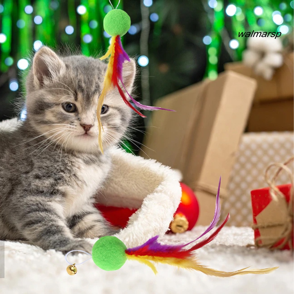 Đồ Chơi Quả Cầu Lông Vũ Dành Cho Mèo Cưng