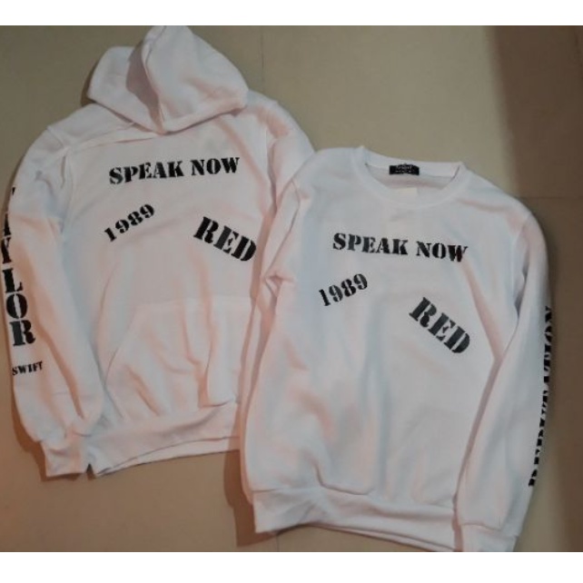 Kèm hình thật - Áo hoodie / sweater Speak Now Red Reputation 1989 Taylor Swift unisex cryaotic10