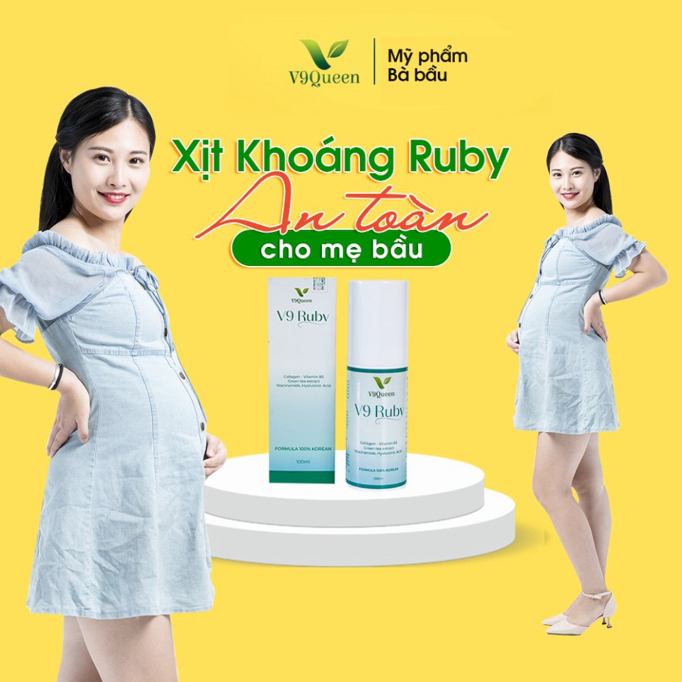 Siêu Hót Nước Hoa Hồng Xịt Khoáng - Cung Cấp Độ Ẩm, Dưỡng Da Mềm Mịn, Mỹ Phẩm Bà Bầu V9Queen | BigBuy360 - bigbuy360.vn