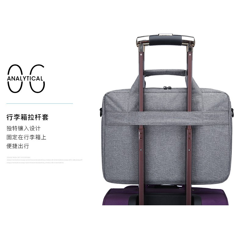 Túi đựng laptop chống sốc, chống ẩm, size to 15,6 inch, có dây đeo chéo | BigBuy360