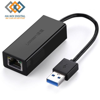 Bộ chuyển đổi usb 3.0 sang lan 10/100/1000 mbps ugreen cr111