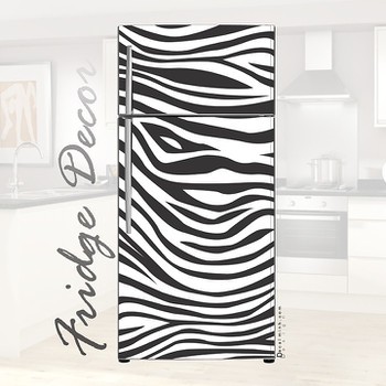 Decal Trang Trí Tủ Lạnh Ngựa Vằn