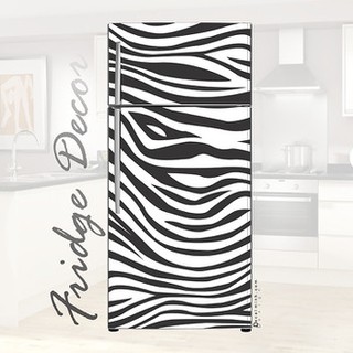 Decal Trang Trí Tủ Lạnh Ngựa Vằn