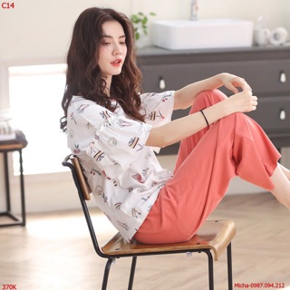 Bộ mặc nhà cotton cao cấp - Micha C14