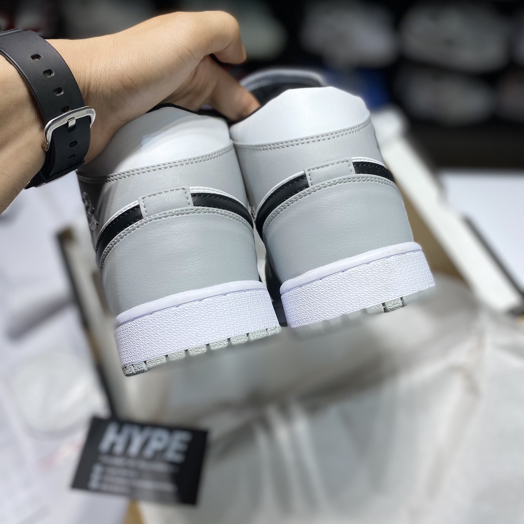 Giày sneaker jordan AF1 cao cấp full bill box, giày thể thao nam nữ JD đẹp cổ cao màu xám giá rẻ phối đồ cực chất M22 | BigBuy360 - bigbuy360.vn