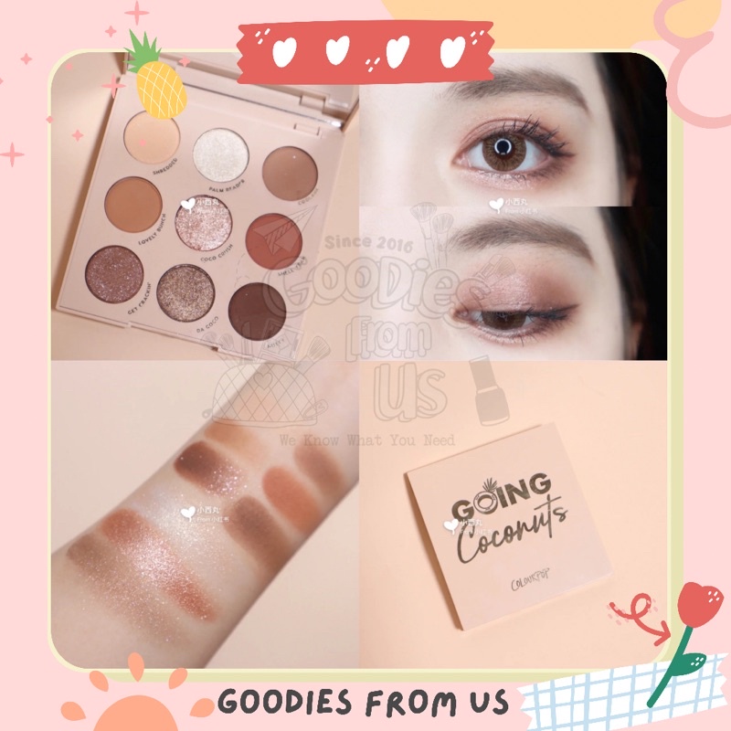 Bảng phấn mắt Colourpop Going Coconut SALE 30% !!