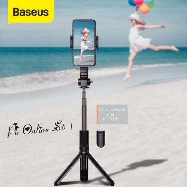 Gậy tự sướng tích hợp Gimbal và tripod 3 trong 1 baseus Bluetooth Selfie Stick