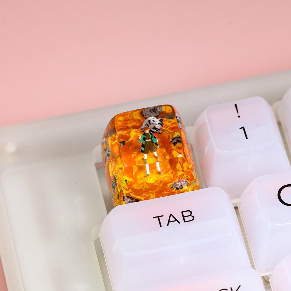 Keycap demon slayer, keycap nezuko, keycap anime cho bàn phím cơ