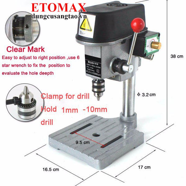 Máy khoan bàn mini đa năng