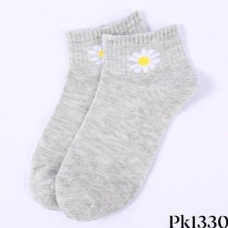 Combo 10 đôi tất hoa cúc cổ ngắn