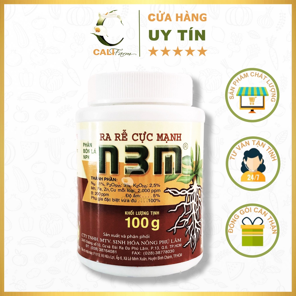 Phân bón lá kích Ra Rễ Cực Mạnh N3M - hộp 100g