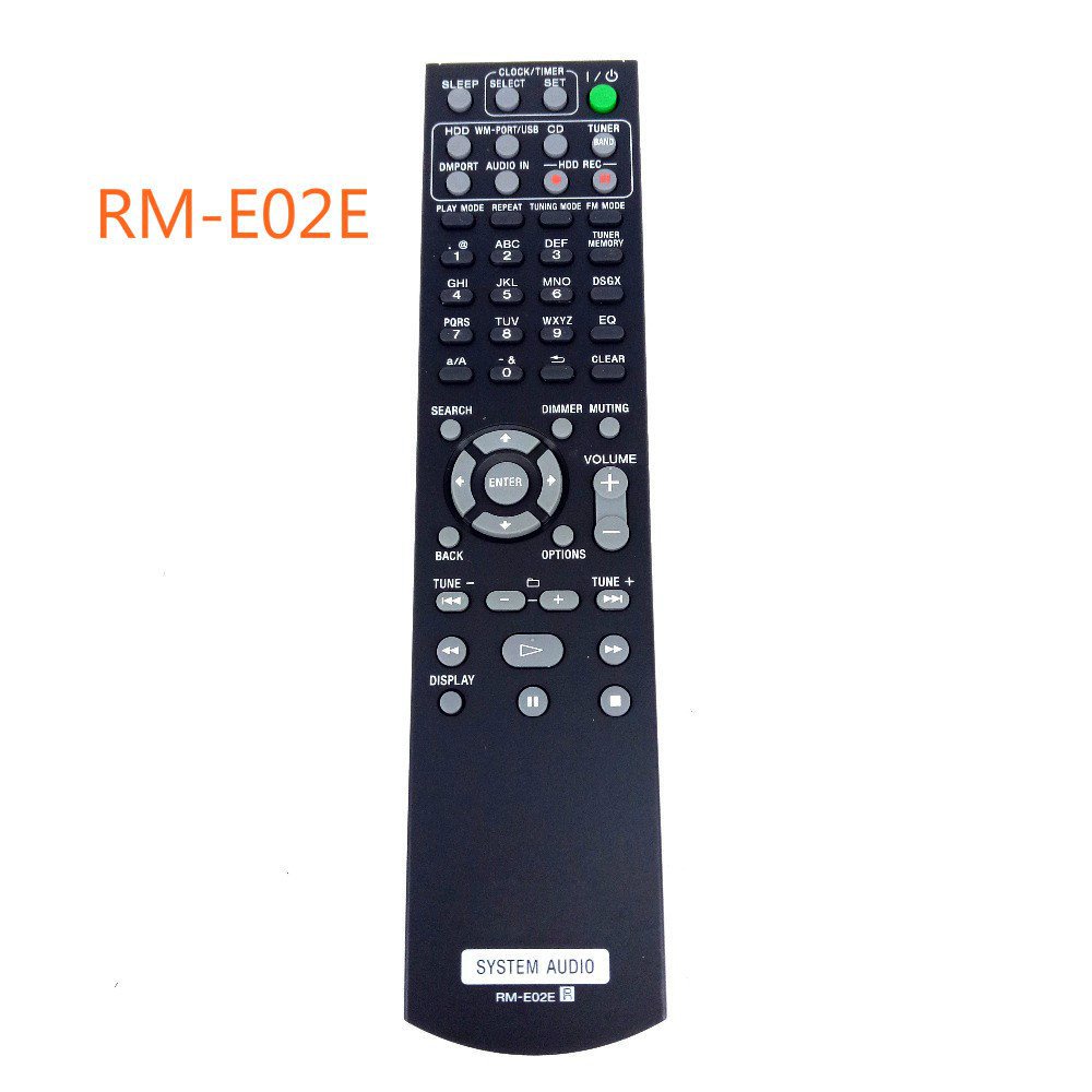 MỚI RM-E02E CHO HỆ THỐNG SONY Điều khiển từ xa CHO HCDE300HD NASE300HD