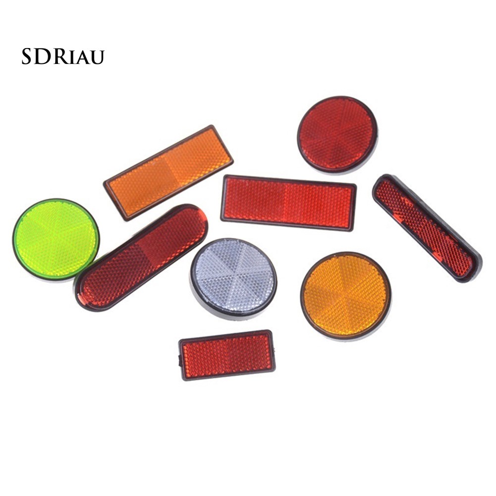 Set 2 tấm phản quang nhiều hình dáng kích cỡ đa dạng dành cho các loại phương tiện