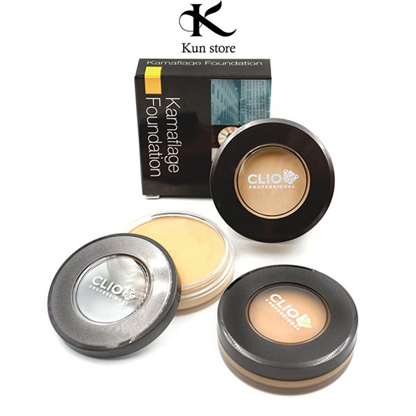 Kem nền che khuyết điểm dạng nén Clio - Kamaflage Foundation 17g