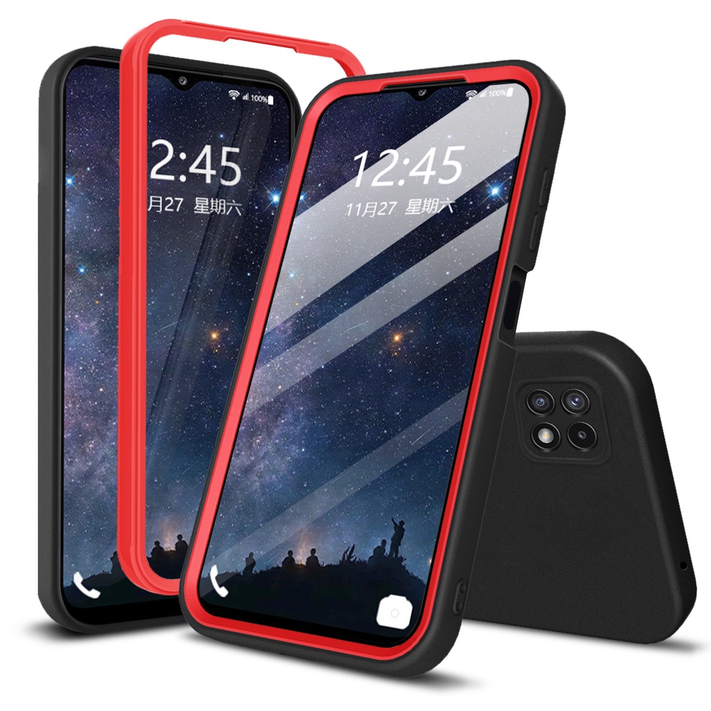Ốp Điện Thoại Silicone 2 Trong 1 Cho Samsung Galaxy A12 A22 A32 A52 A52S A72 4G 5G
