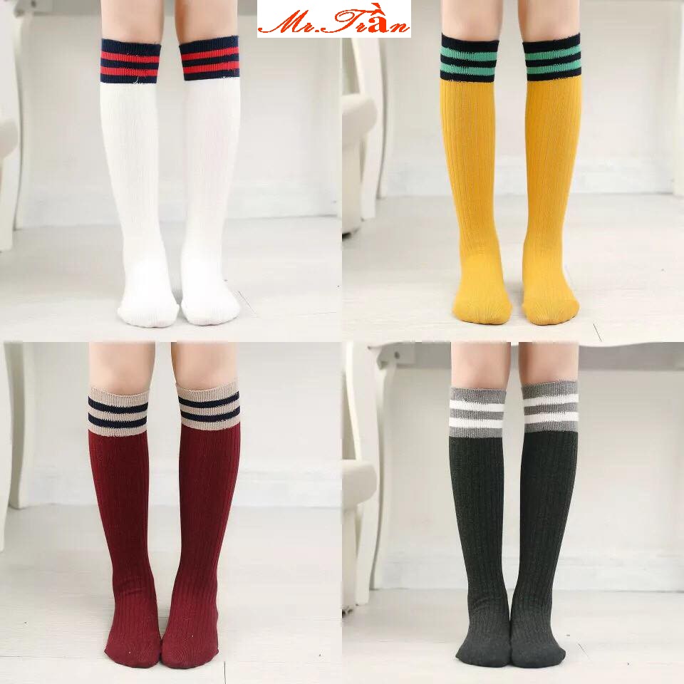 Tất len cao cổ đến đầu gối cho bé- kiểu dáng thủy thủ đáng yêu