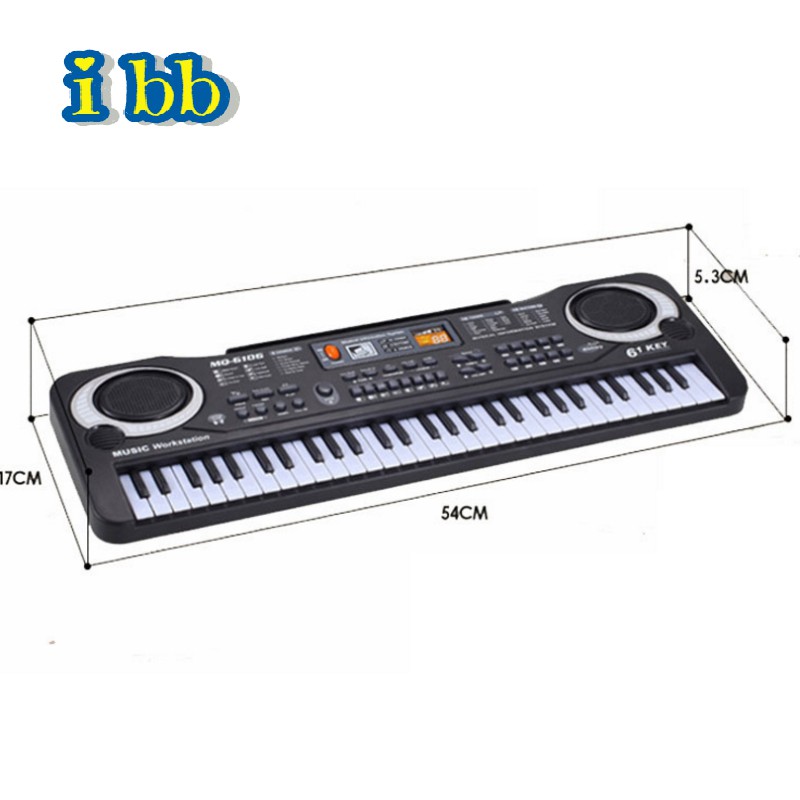 Đàn điện tử cho bé đàn piano 61 phím size vừa- size Lớn