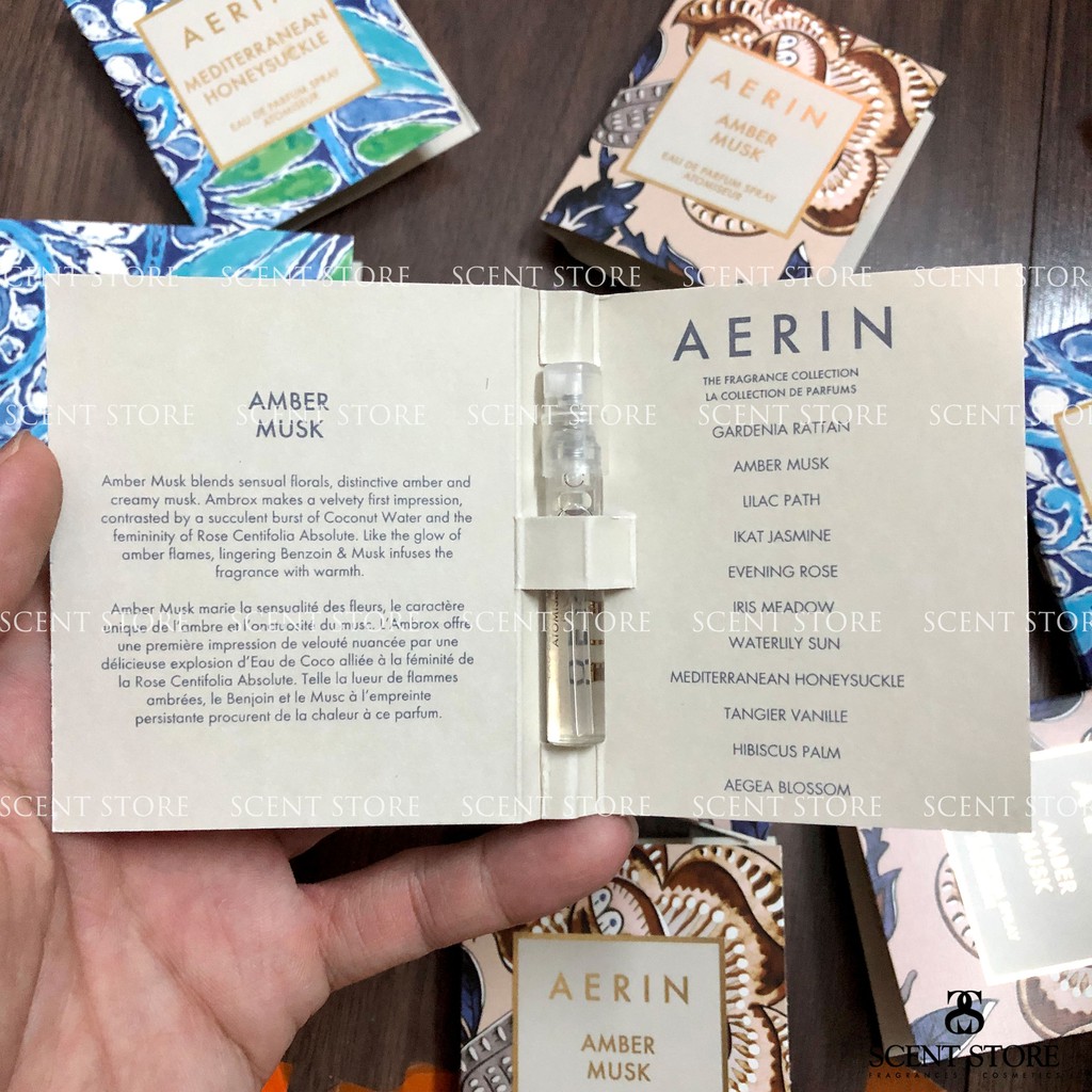 Scentstorevn - Vial chính hãng nước hoa Aerin Amber Musk, Mediterranean Honeysuckle [1.5ml] | Thế Giới Skin Care