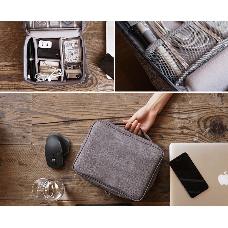 Túi du lịch Đựng Phụ Kiện Travel Digital Bag I3 Shalla Tặng túi đựng điện thoại chống nước {CHÍNH HÃNG PHÂN PHỐI}