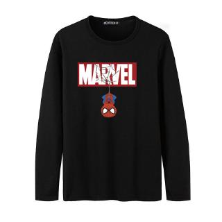 Áo Thun Tay Dài In Hình Người Nhện Marvel