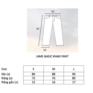 Quần Basic Khaki Pant