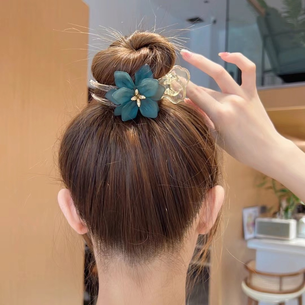 Kẹp Tóc Hình Bông Hoa Phong Cách Hàn Quốc Dễ Thương Dành Cho Bé Gái