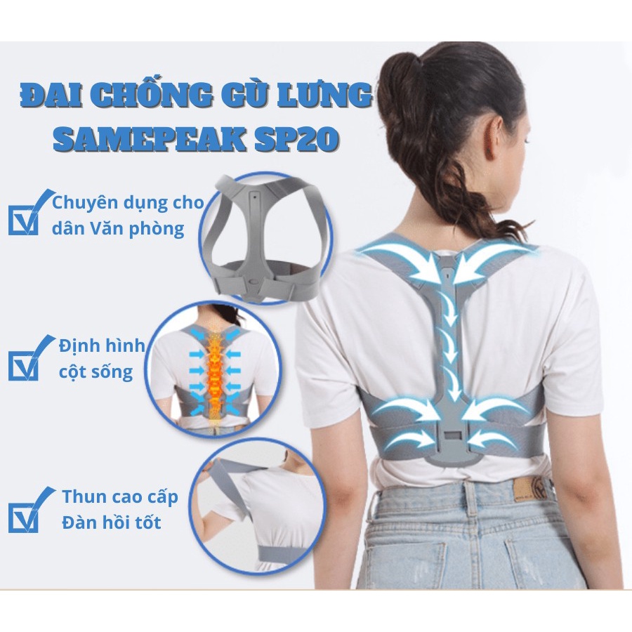 Đai Chỉnh Lưng Gù, Chỉnh Lưng Vô Hình, Thiết Kế Thoáng Khí Nâng Cấp, Chất Liệu Đàn Hồi Để Giảm Áp Lực Vai