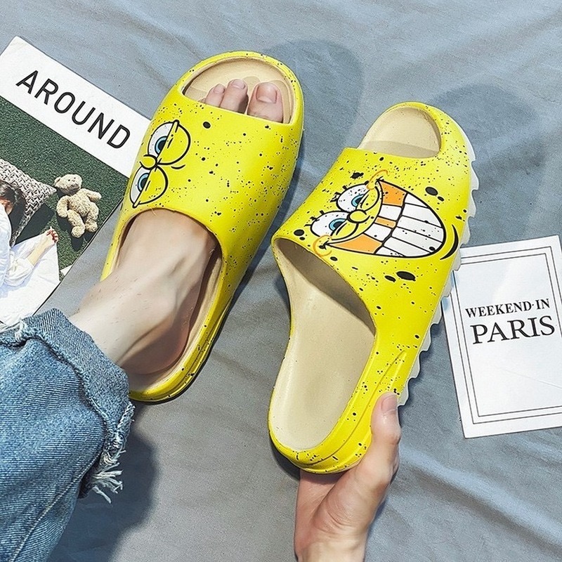 Dép cao su in họa tiết hoạt hình size 36-46 thời trang năng động