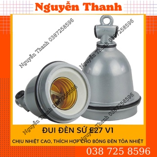 Đuôi đèn sứ chống cháy bộ 10 đuôi