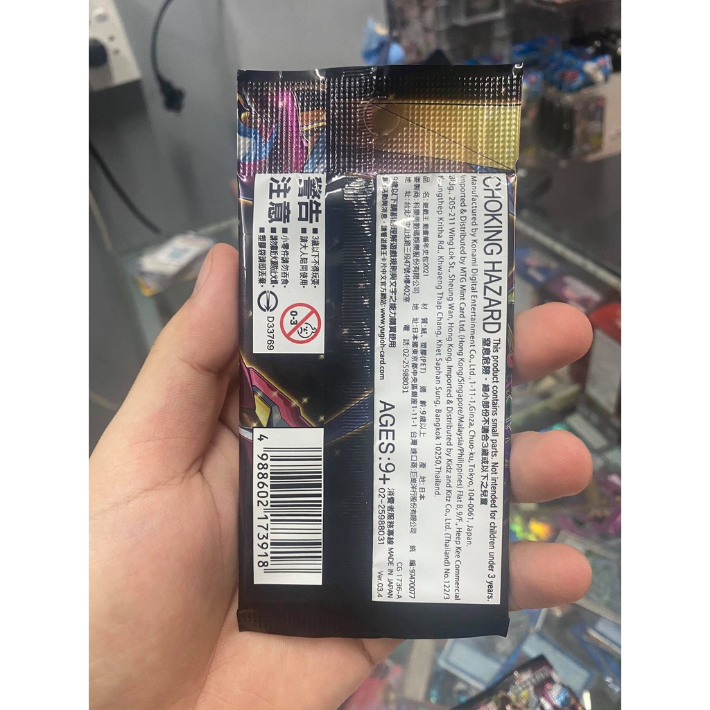 Yugioh Túi Thẻ Bài Animation Chronicle 2021 AC01 OCG - 5 Lá Bài Mỗi Túi