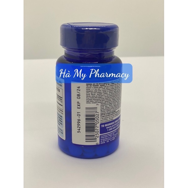 Viên Uống Hỗ Trợ Nội Tiết Tố Cho Nữ DHEA Puritan's Pride 50mg 100 viên
