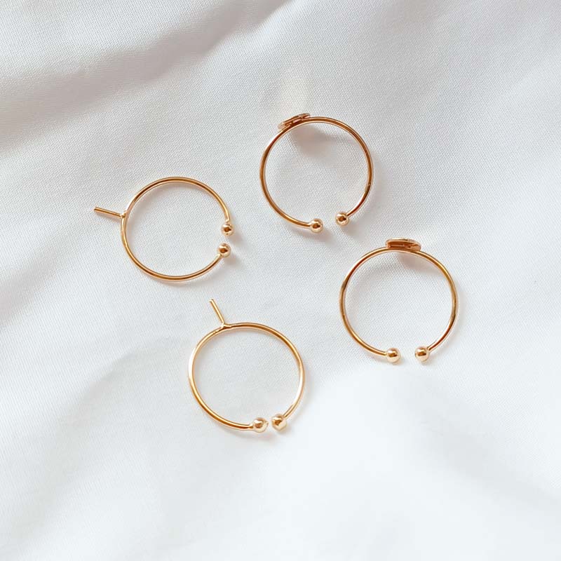 Phụ Kiện Vòng Nhẫn Đỡ Điện Thoại Bằng Đồng 14K Màu Sắc Thủ Công