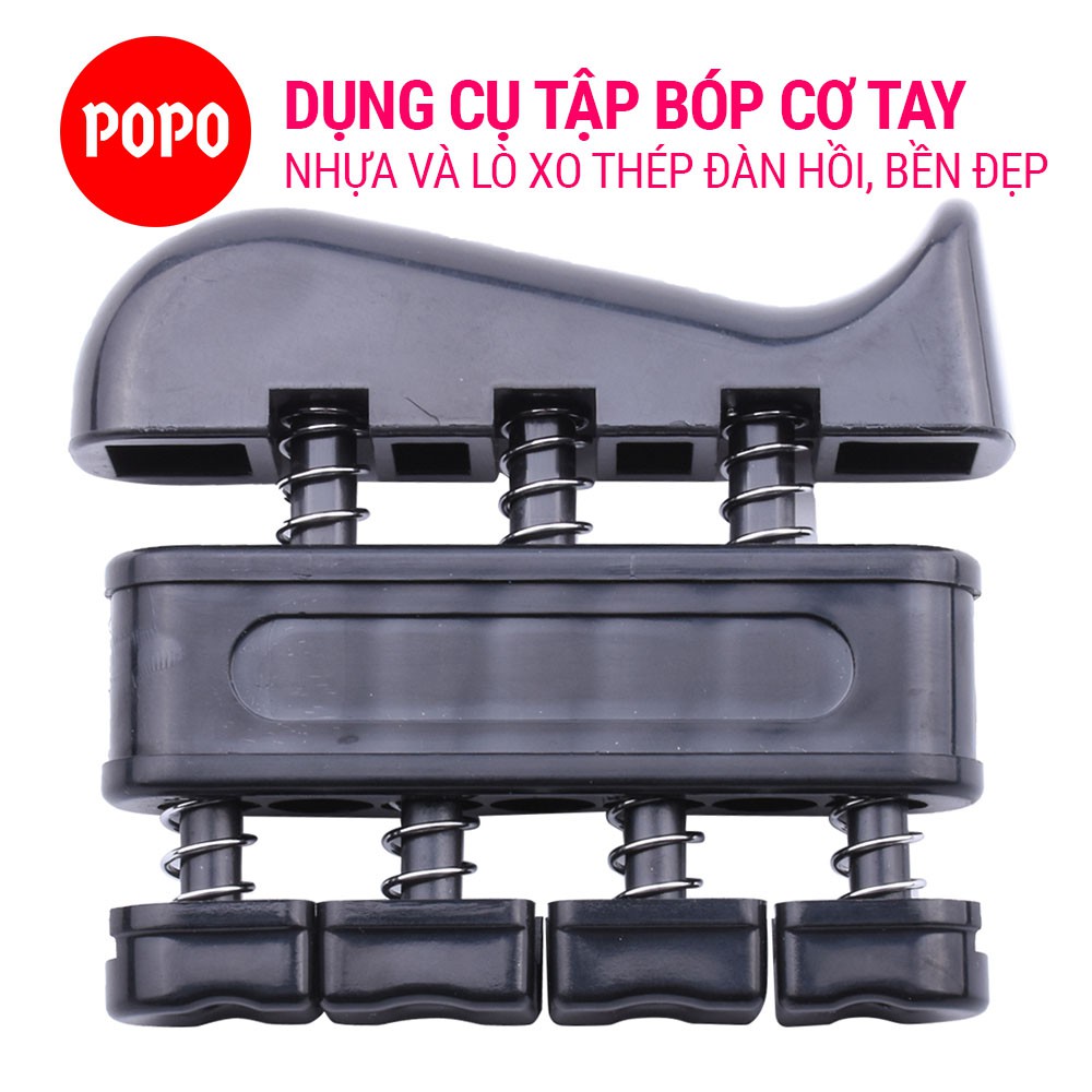 Dụng cụ bóp tập ngón tay hiện đại dạng phím ấn nhựa an toàn giúp phục hồi chức năng cơ tay, tập luyện cơ tay POPO