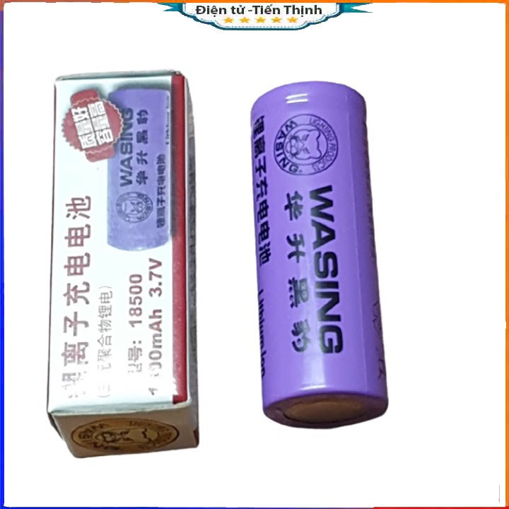 Pin dự phòng WASHING 18650 3.7V 1400mAh