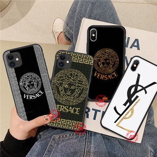 Ốp điện thoại mềm 261A họa tiết logo Versace cho iPhone 12 Mini 11 Pro XR XS Max