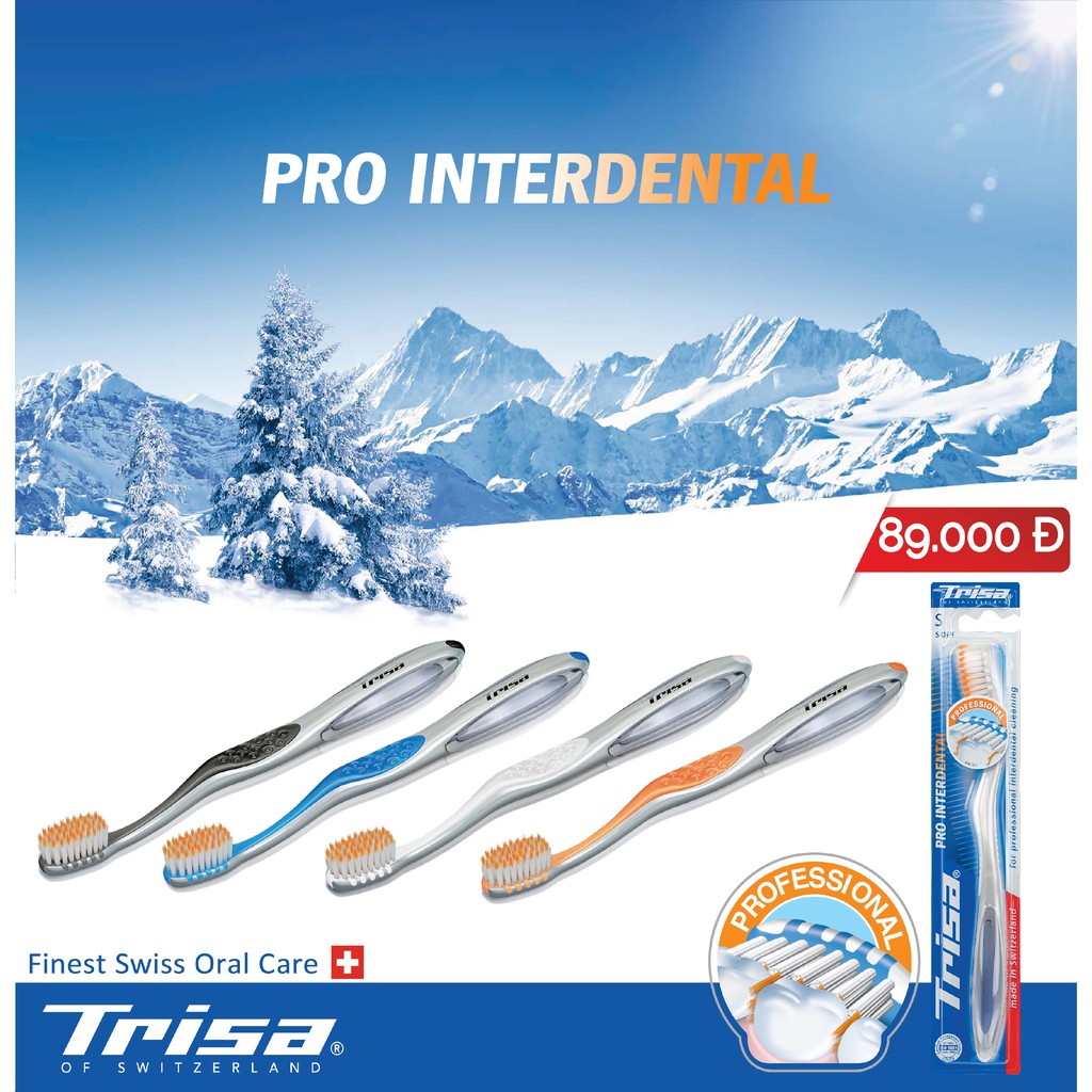 Bàn Chải Đánh Răng Trisa Pro Interdental